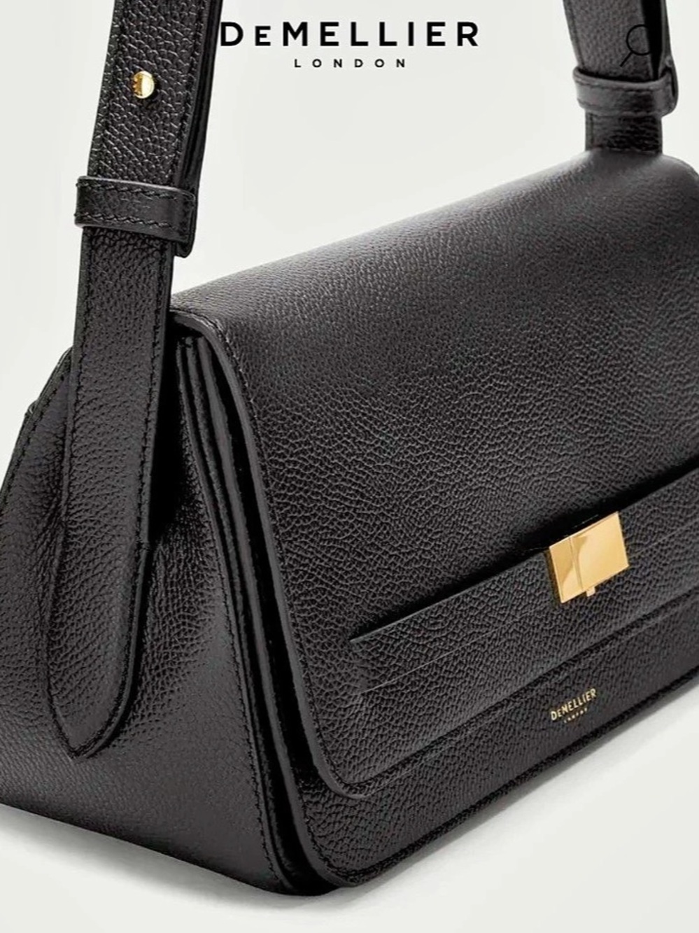 DeMellier New York Black Crossbody Bag won’t leave up long brand new in box - Picture 5 of 9